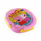 SKI Baker Insulated 3 Grid bento Lunch Box with Stainless Steel Inner and a Steel Spoon- Peppa Pig