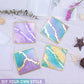 Silicone Mould 4 Inch Square Coaster