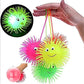 Anti Stress Jumping Bouncy Light up Puffer Ball for Kids and Adults (Multi Colour)