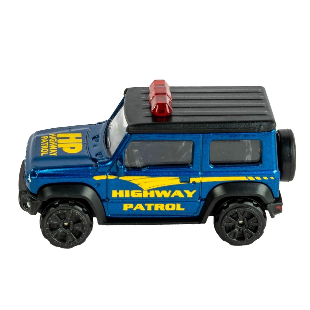 Ratna's Mini Thar Highway Patrol Diecast Model Toy Vehicle Jeep Car