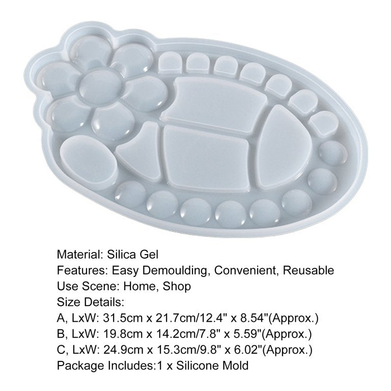 Silicone Mould Painting Palette