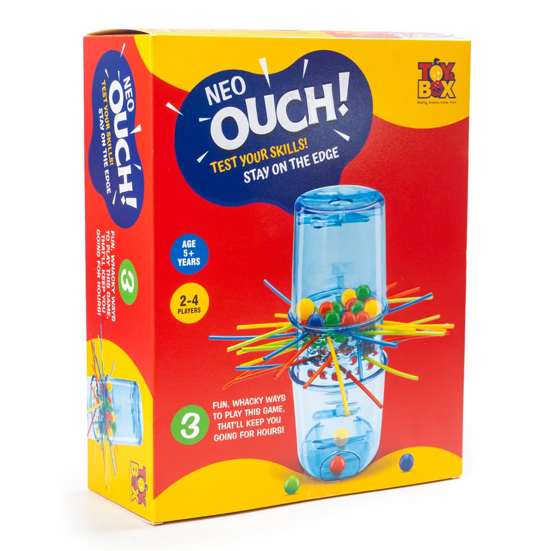 Toysbox Neo Ouch Marble Stick Game to Play for Kids 5+ Years - Multicolor