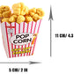 Popcorn Pencil Erasers Toppers Cap Erasers for Kids Cute Fun Novelty Food Erasers for Student School Supplies Prize Gifts Party Favors