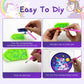 DIY 5D Diamond Art Kit for Kids Diamond Painting for Kids Unicorn Diamond Painting Kit with Frame & Tool Art Craft DIY Desk Decoration for Kids
