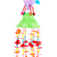 Ratna's Merry go Round for Infants no.11, Attachable to Cradle or Window, Soothing Music and Various Shapes for Developing Imagination and Thinking Skills (Multicolor)