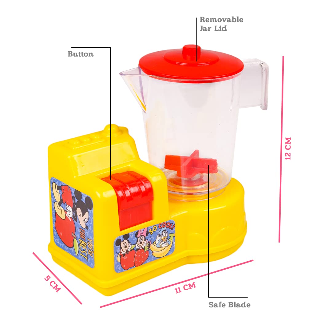 Ratna's Disney Mickey & Friends Themed Toy Mixer | Real Operating Plastic Kitchen Toy Mixer for Kids