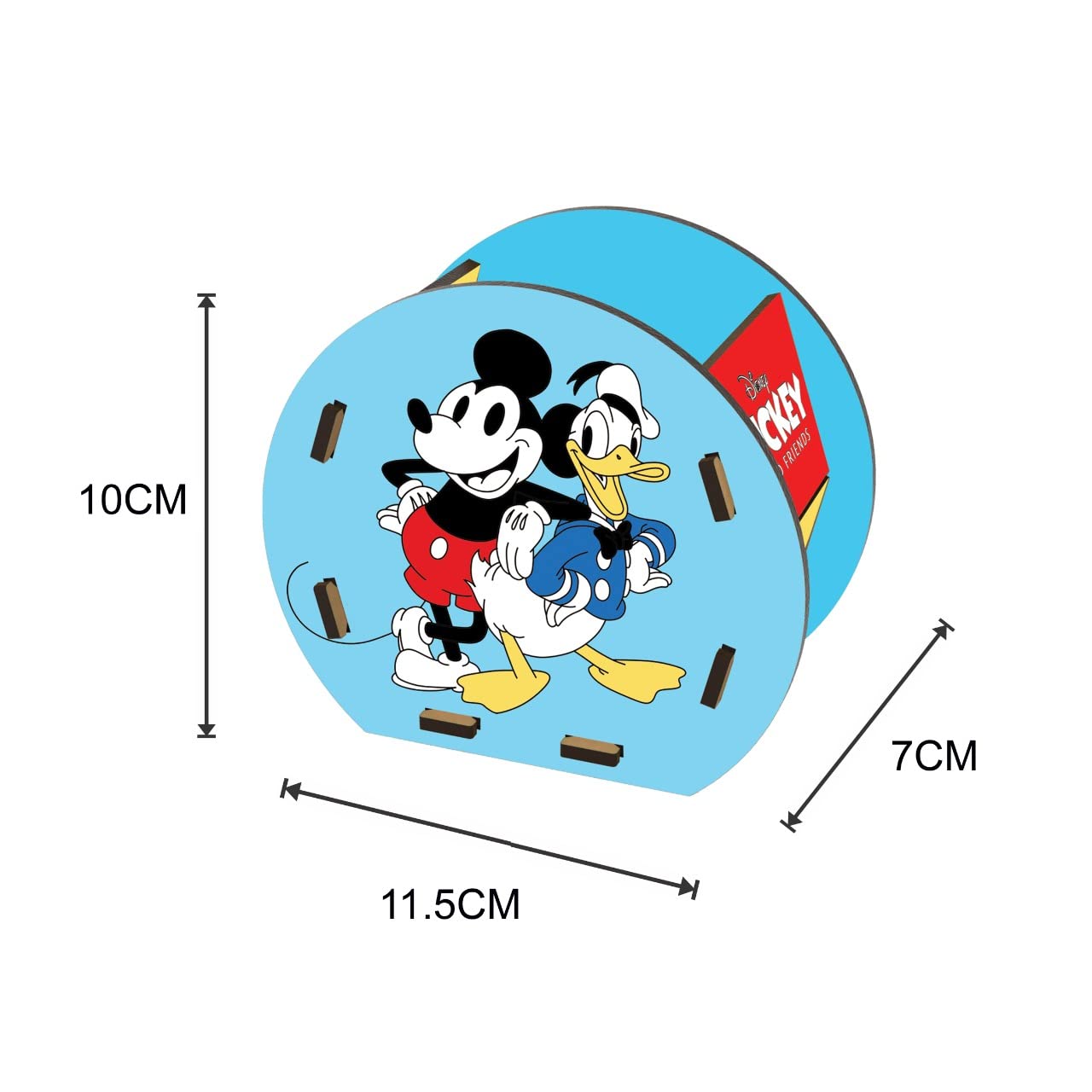 Ratna's Disney Wooden Pen Stand | Attractive DIY Paint Kit for Kids