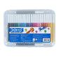 Doms Aqua 24 Shades Watercolour Sketch Pen Set | Unique Push Resistant Tip With Bright & Intense Colors | Non-Toxic & Safe For Kids | Colourful Sketching, Doodling & Mandala Art