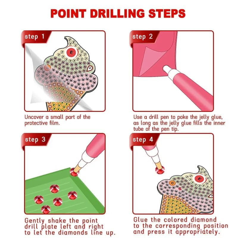 DIY 5D Diamond Art Kit for Kids Diamond Painting for Kids Unicorn Diamond Painting Kit with Frame & Tool Art Craft DIY Desk Decoration for Kids