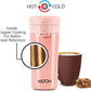 Milton Coffee Mug Thermosteel Hot or Cold Insulated Flask, 300 ml, Peach | Leak Proof | Rust Proof | Tea Mug | Soup Flask | Juice Mug | Water Flask | Easy Grip | Easy to Carry
