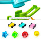 Ratna's Zoom & Boom 2-in-1 Montessori Activity Toy Set Containing Hammer Ball & Racing Tower Track with Stack Toy