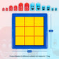 Ratna's Tic Tac Stack Mind Challenging Strategy Family Board Game for Kids & Adults