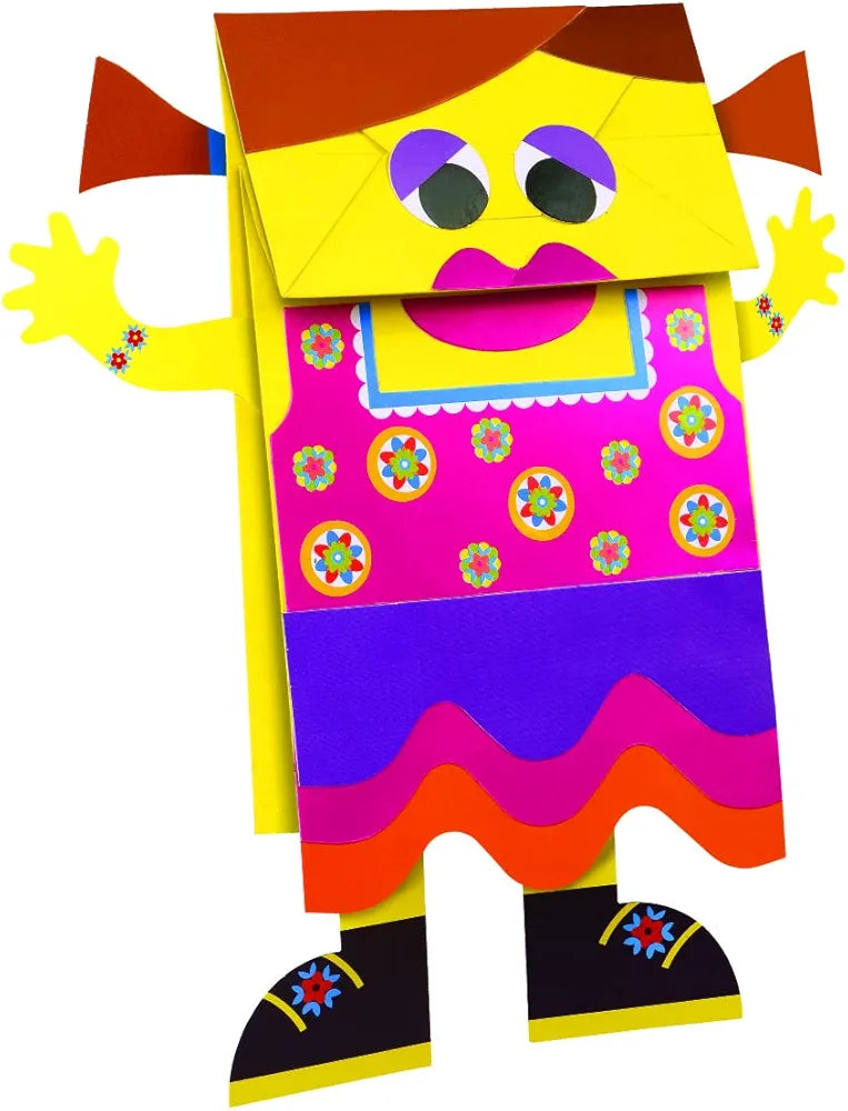 Happy Kidz My Paper Bag Puppets -Craft Your own Puppet and Stories