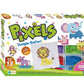 Ekta Plastic Beads Pixels Jungle Safari Fridge Magnets Badges Making Kit for Children Creativity, Multicolour Above The Age of 5 Years