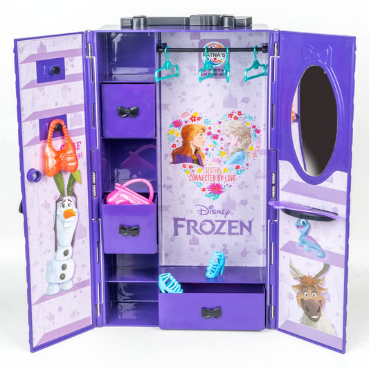 Ratna's Disney Frozen My First Cupboard Storewell Wardrobe Pretend Play Role Play Toy for Kids