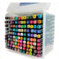Touch Cool Twin Head Dual Tip Alcohol Based Art Markers Pen for Manga and Impression Sketch Set of 120 Colour Markers