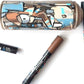 Posca uni-ball 5M 1.8-2.5 mm Bullet Shaped Paint Marker Pen | Reversible & Washable Tips | For Rocks Painting, Fabric, Wood, Canvas, Ceramic, Scrapbooking, DIY Crafts | 8 Shades, Pack of 8