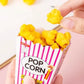 Popcorn Pencil Erasers Toppers Cap Erasers for Kids Cute Fun Novelty Food Erasers for Student School Supplies Prize Gifts Party Favors
