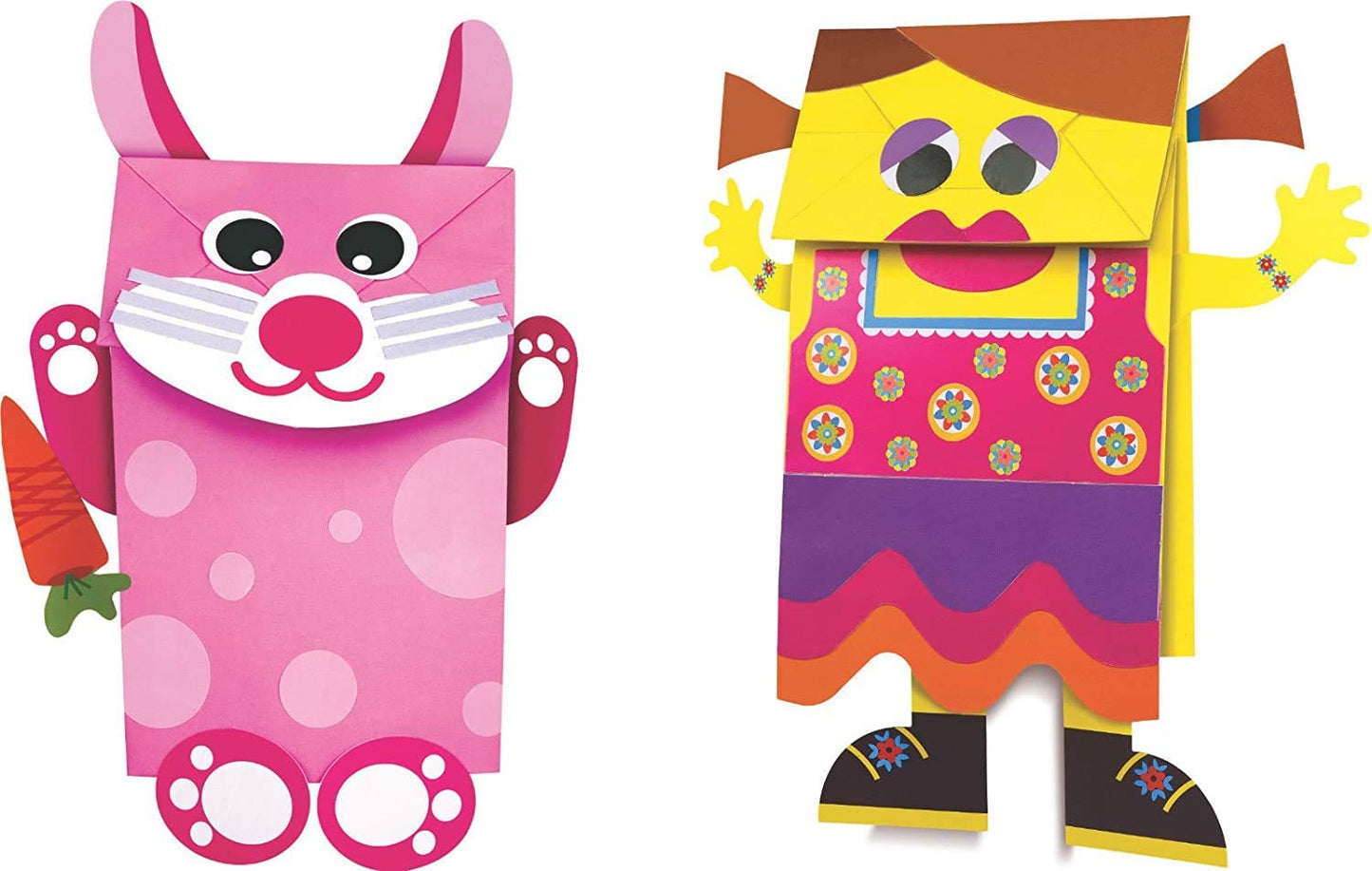 Happy Kidz My Paper Bag Puppets -Craft Your own Puppet and Stories