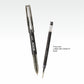 Flair Zoox Y7 Ball Pen | Sturdy Body With Elegant Metal Clip | Dotted Texture For Better Holding | Jumbo Refill With Large Ink Capacity | Black Ink