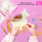 Ratna's Make Your Own Unicorn Sling Bag DIY Kit, Fun Mess Free Sewing Art and Craft Kit for Kids Ages 6+