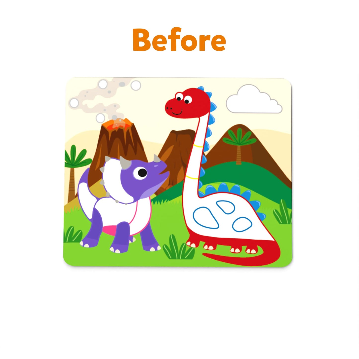 Skillmatics Art Activity - Dot It Dinosaurs, No Mess Sticker Art for Kids, Craft Kits, DIY Activity, Gifts