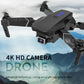 E88 Drone with 1080P Camera 2 Batteries One Key Take Off Land Altitude Hold Automatic Avoidance Obstacles 360° Flip With Aerial Photography Drone (Dual-Battery)