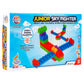 Ratna's Sky Fighter Junior Colorful Interlocking Blocks 60 pcs for Kids Ages 3+ to Create Fighter Planes & Rule The Sky