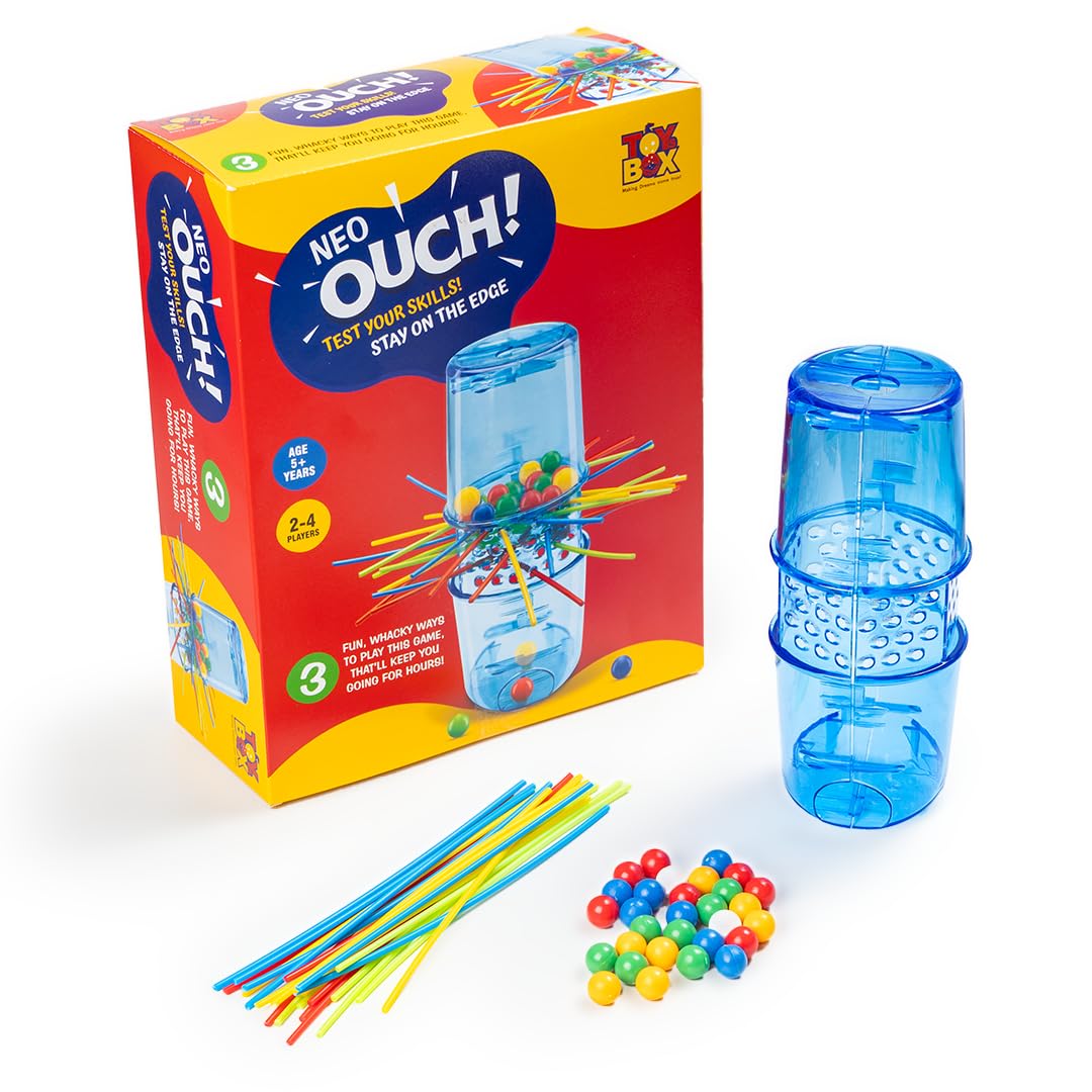 Toysbox Neo Ouch Marble Stick Game to Play for Kids 5+ Years - Multicolor