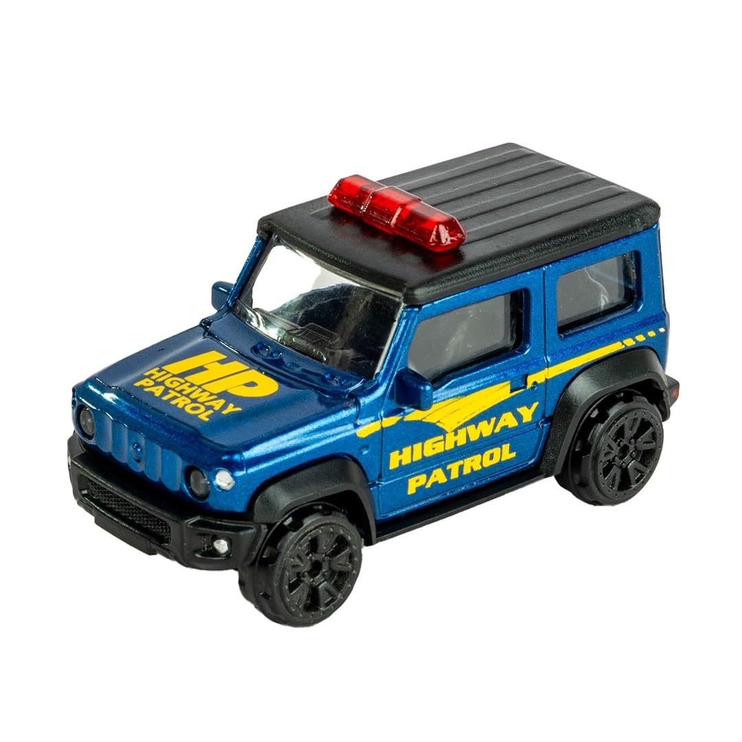 Ratna's Mini Thar Highway Patrol Diecast Model Toy Vehicle Jeep Car