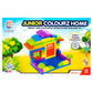 Ratna's Colourz Home Junior Construction Set with Bright & Colorful Interlocking Blocks 60 pcs for Kids to Build Their Own Little Home
