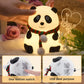 Panda Night Light for Kids- Rechargeable Silicone LED Lamp, 7-Color Changing, Perfect Room Decor & Gift for Toddler, Children, Teens- Cute Valentine's Day Present (Close Eye), Sandal