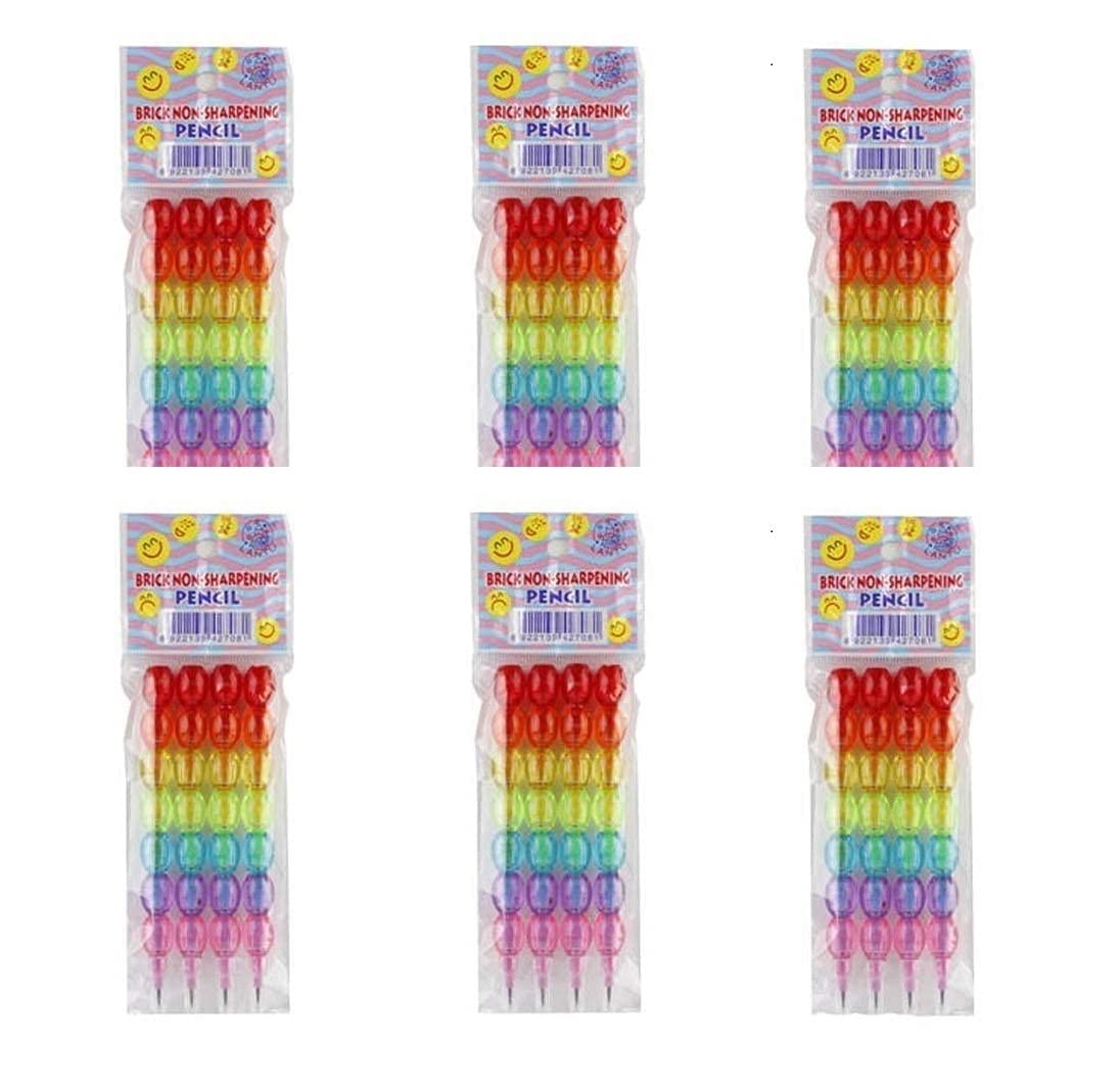 Pearls Moti Design Non-Sharpening Stacking Pencil for Kids, Birthday Party Return Gifts