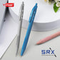 Flair Srx 0.7mm Retractable Ball Pen Box Pack | Triangular Body Design For Better Grip | Light Weight Refillable | Smooth Writing Experience | Vibrant Solid Body Colours | Black Ink Pack of 10 Pcs