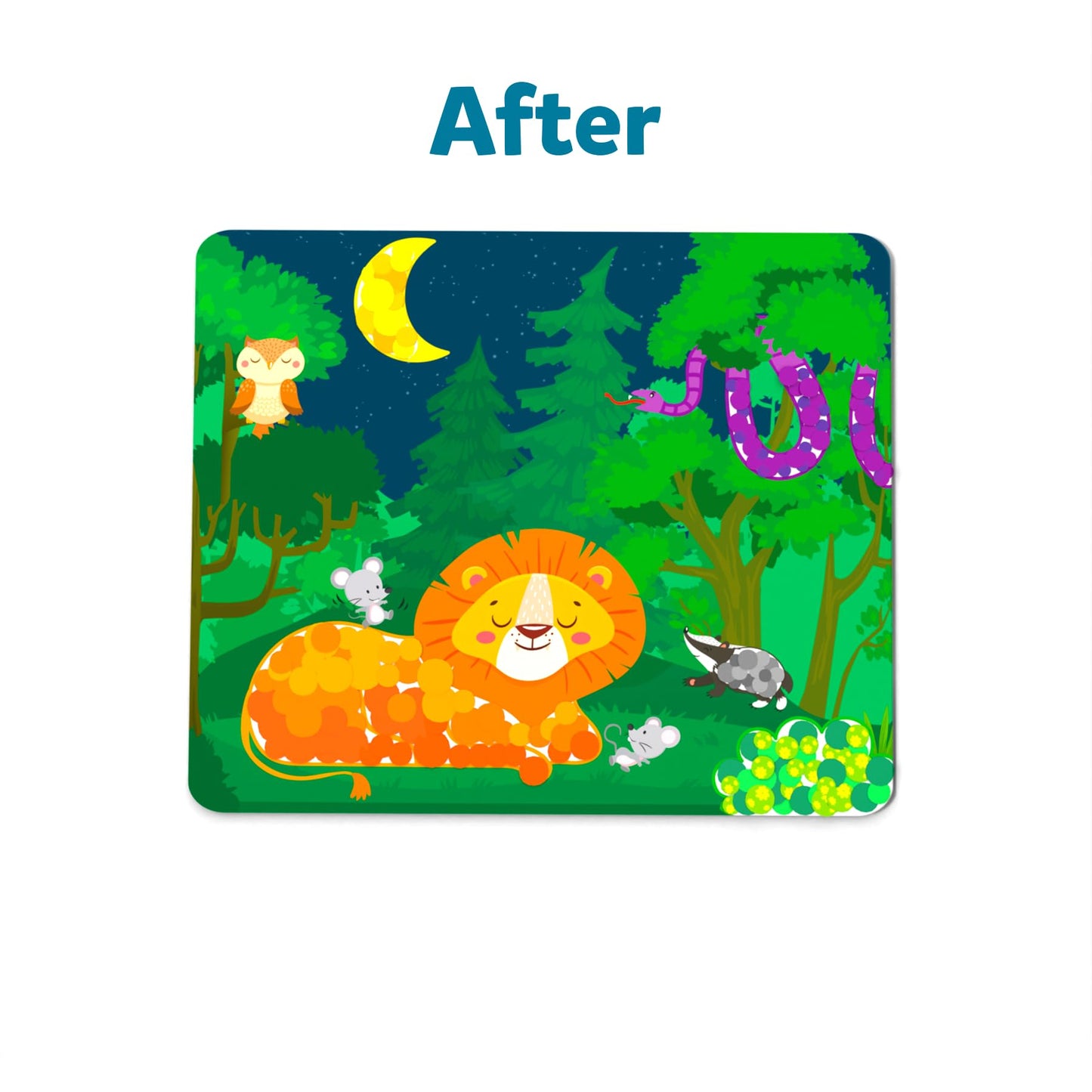 Skillmatics Art Activity - Dot It Animals, No Mess Sticker Art for Kids, Craft Kits, DIY Activity, Gifts