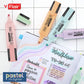 Flair Pastel 5 Shades Hi-lighter Pouch Pack | Flexible Line Width | Quick Drying & Smudge Proof Pastel Ink | Non-Toxic Ink, Safe For Childrens | 5 Smoothing Colors