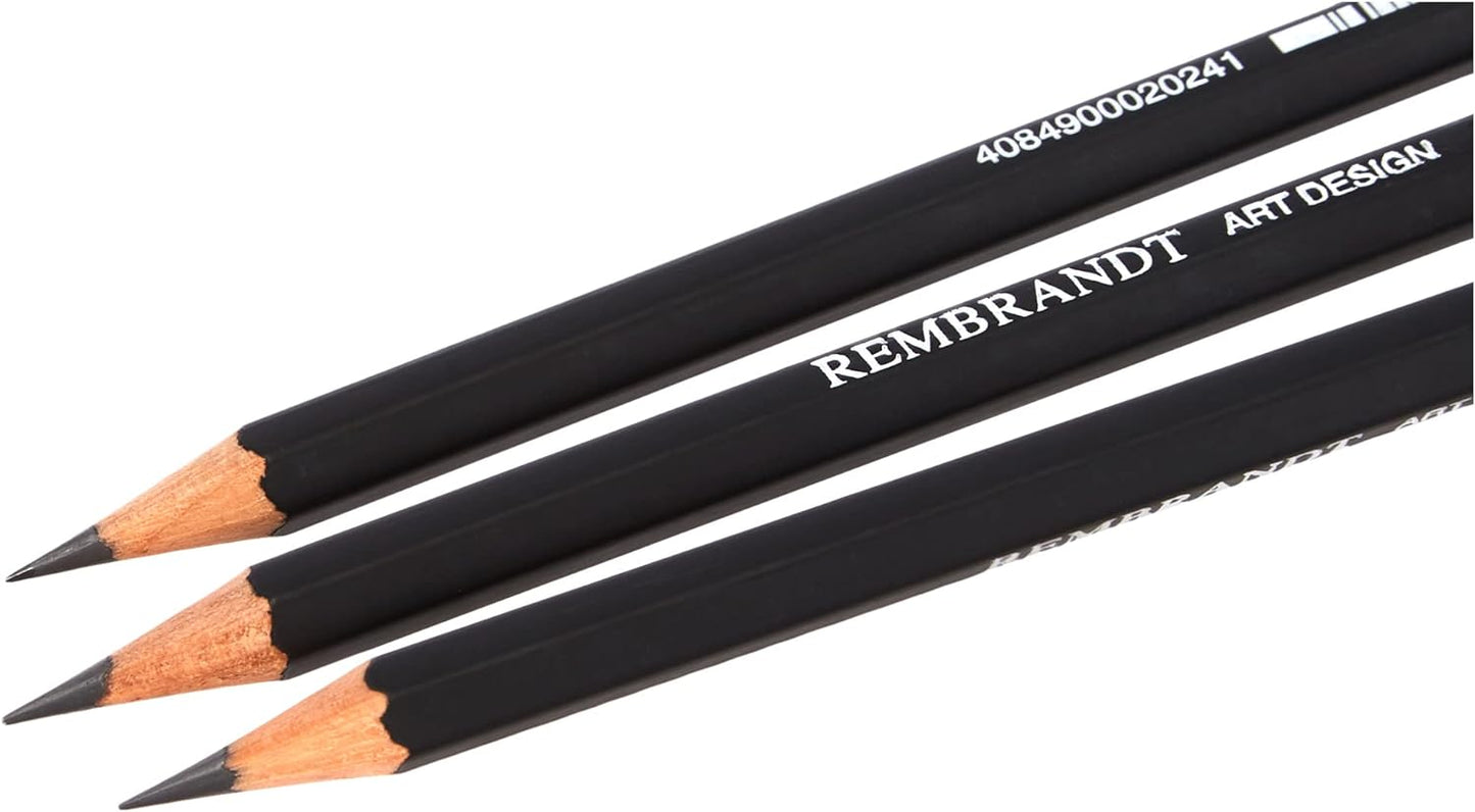 Lyra Art Design Sketching Pencil Set of 12 - 4H, 3H, 2H, H, F, HB, B, 2B, 3B, 4B, 5B, 6B