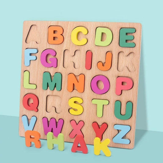 Wooden A to Z Alphabet Educational Learning Toy for Kids
