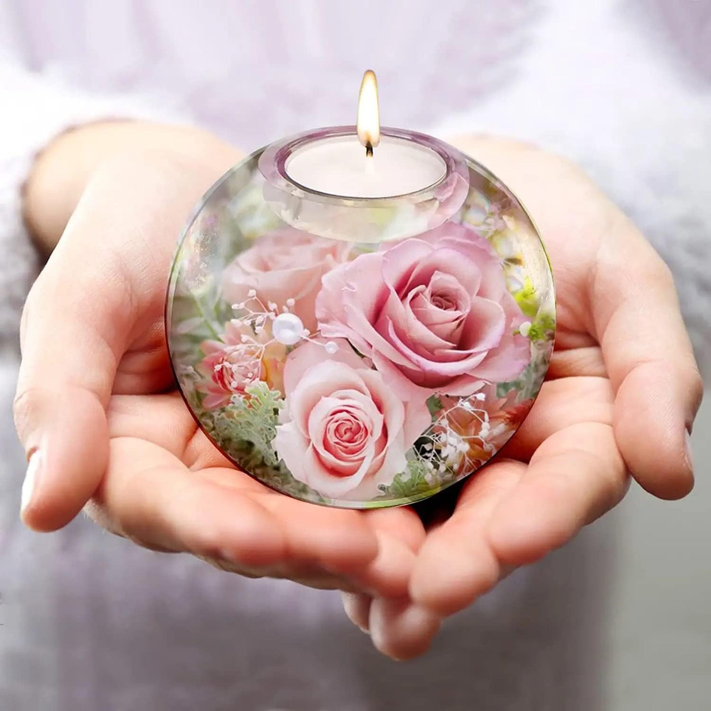 Silicone Mould Jumbo Round T-Light Holder
