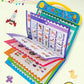 Intelligence Book | Interactive Book -Musical English Educational Phonetic Learning Book for 3 + Year Kids|Toddlers|Educational ABC and 123 E-Learning Kids Electronic Activity Notebook