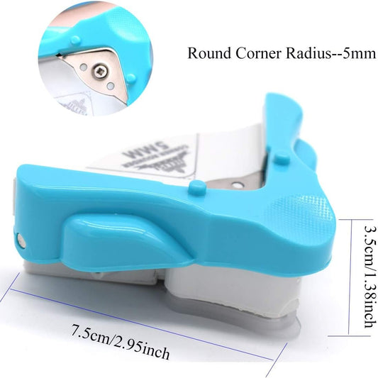 Paper Corner Rounder 3 in 1 R4mm+R7mm+R10mm Corner Punches for Paper Crafts Corner Cutter Envelope Punch Board Hole Puncher Laminate, DIY Projects