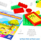 Ratna's Colourz Home Junior Construction Set with Bright & Colorful Interlocking Blocks 60 pcs for Kids to Build Their Own Little Home