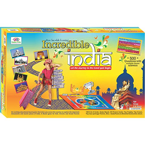 Happy Kidz Educational Board Game Incredible India