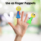 Jumping Toy for Kids Return Gift Items Emoticon Popper Spring Launchers Bouncy Party Favours and Goodie Bag Fillers for Kids Toddlers 12 Pc's