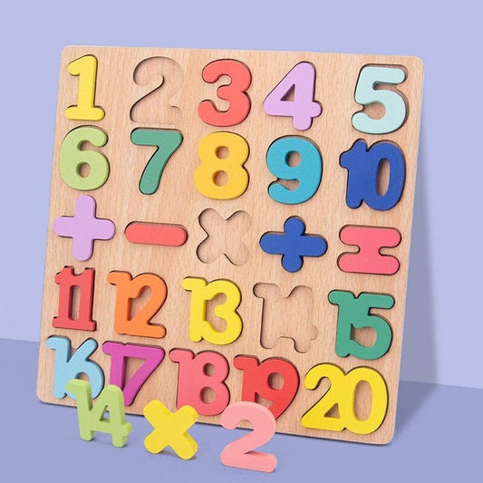 Wooden 0 to 20 Counting Numbers Educational Learning Toy for Kids