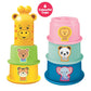 Toymate Stacking Cups With Giraffe&Rolling Ball Fun Tower-Toddler'S Game Combo Of 11 Pcs Gift Set Multi