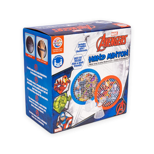 Ratna's Marvel Avengers Handminton set for Kids and Adults. An innovative concept for playing Badminton indoor or outdoor