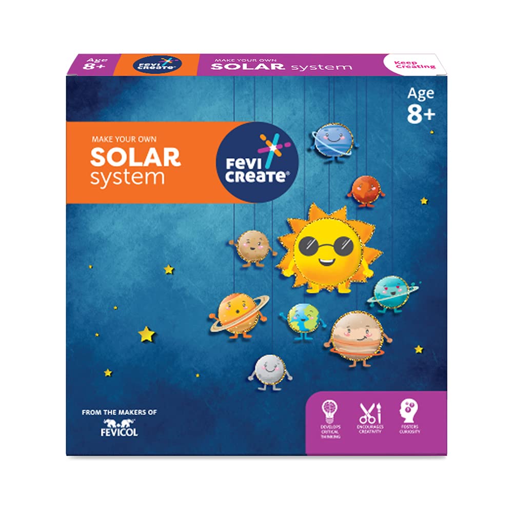 Pidilite Fevicreate DIY Solar System kit | Make Your own 3D Solar System Model