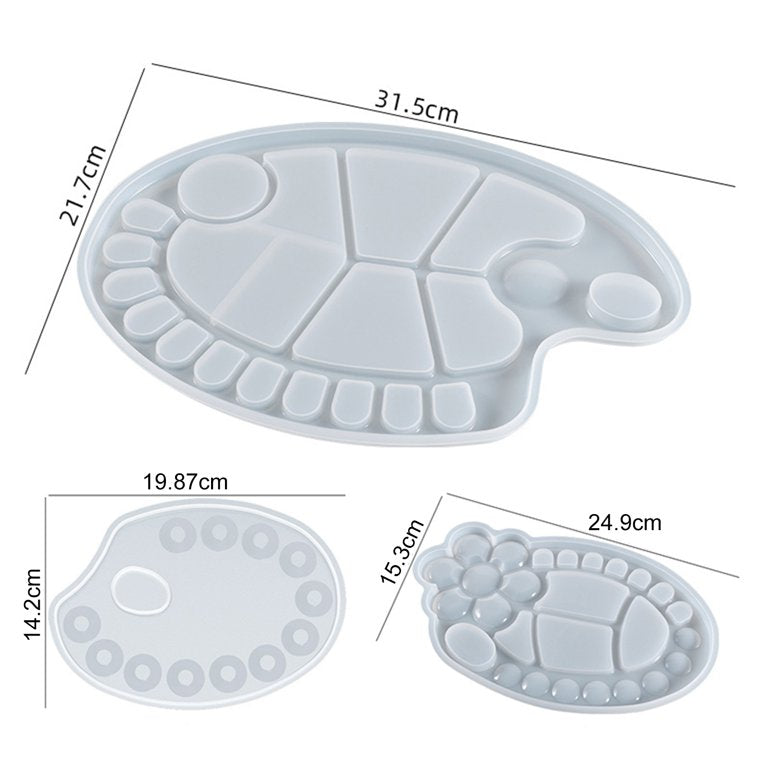 Silicone Mould Painting Palette