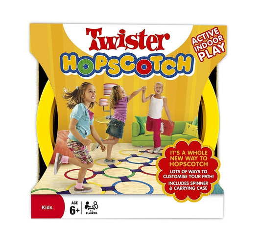 Twister Hopscotch Active Indoor Play with Rings Game for Kids - Kids Hopscotch Game, Educational Colorful Rings Game for Kids, Indoor and Outdoor Games for Kids (Multicolor)